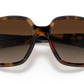 RAY-BAN Unisex Powderhorn Sunglasses (Havana/Brown Gradient)