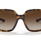 RAY-BAN Unisex Powderhorn Sunglasses (Havana/Brown Gradient)