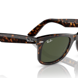 RAY-BAN Wayfarer Unisex Sunglasses (Havana/Green)
