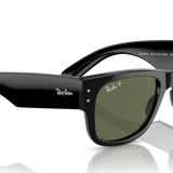 RAY-BAN Women's Mega Wayfarer Classic Sunglasses (Black/Green)