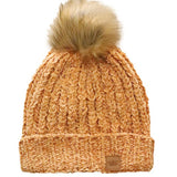 Panache Chenille Cable Fleece Lined Hat (Mustard)