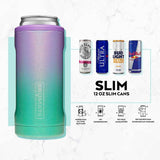 BruMate Hopsulator Slim Can Cooler (Glitter Pink)