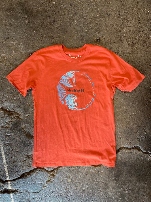 FINAL SALE ~ HURLEY Men's Everyday Washed Stoked On SS Tee (Orange)