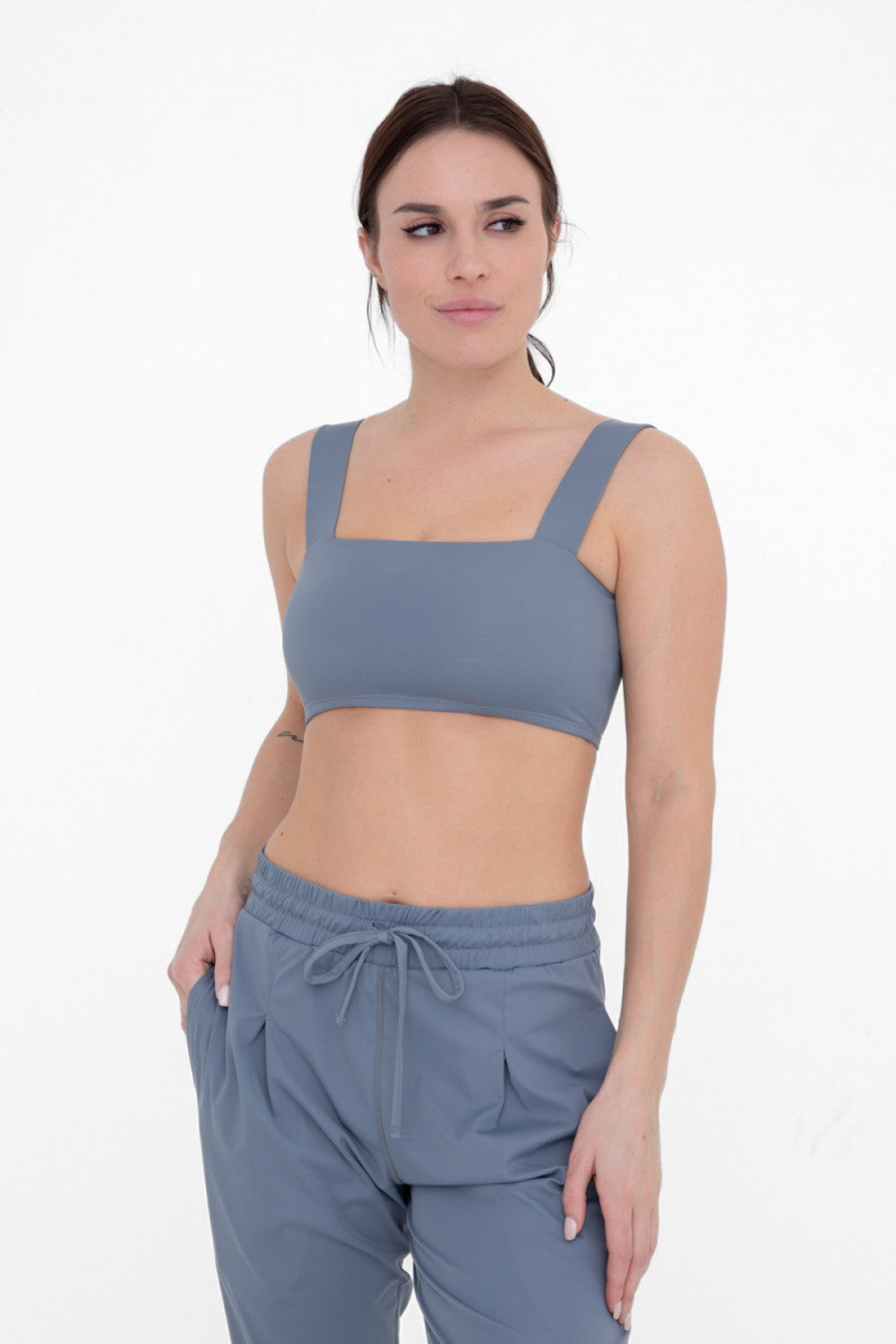 Mono B AT-A1057 Square Neck Sports Bra - Music Collection and