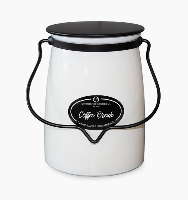 MILKHOUSE  22 Oz. Butter Jar Candle (Coffee Break) (LOCAL PICKUP ONLY)