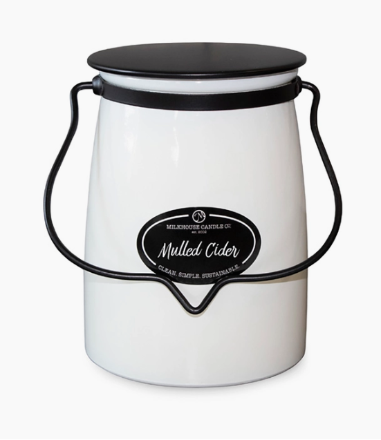 MILKHOUSE  22 Oz. Butter Jar Candle (Mulled Cider) (LOCAL PICKUP ONLY)