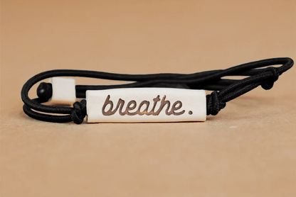 MUD LOVE "Breathe" Cursive Lovely Bracelet